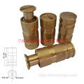 Pool Safety Cover Parts-Male Insert Brass